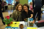Author Kristin Anderson with reader Janita van Nes